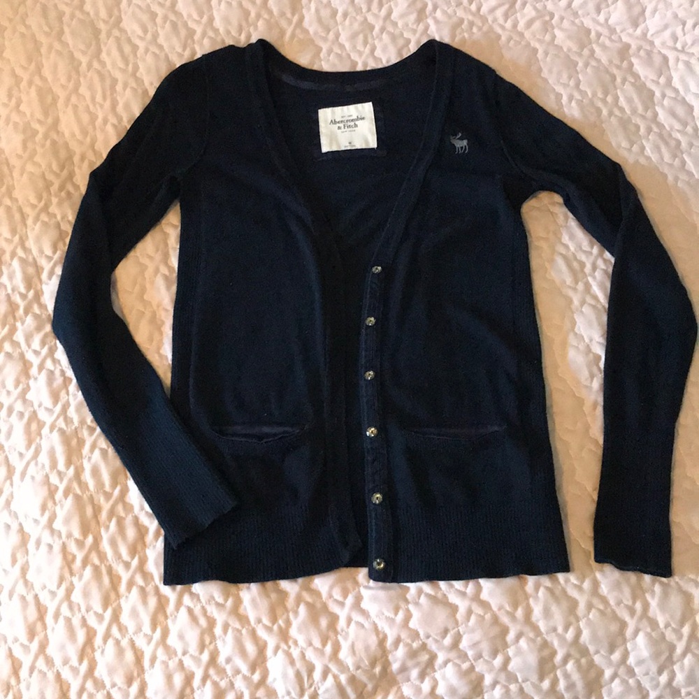 Navy Abercrombie & Fitch Sweater